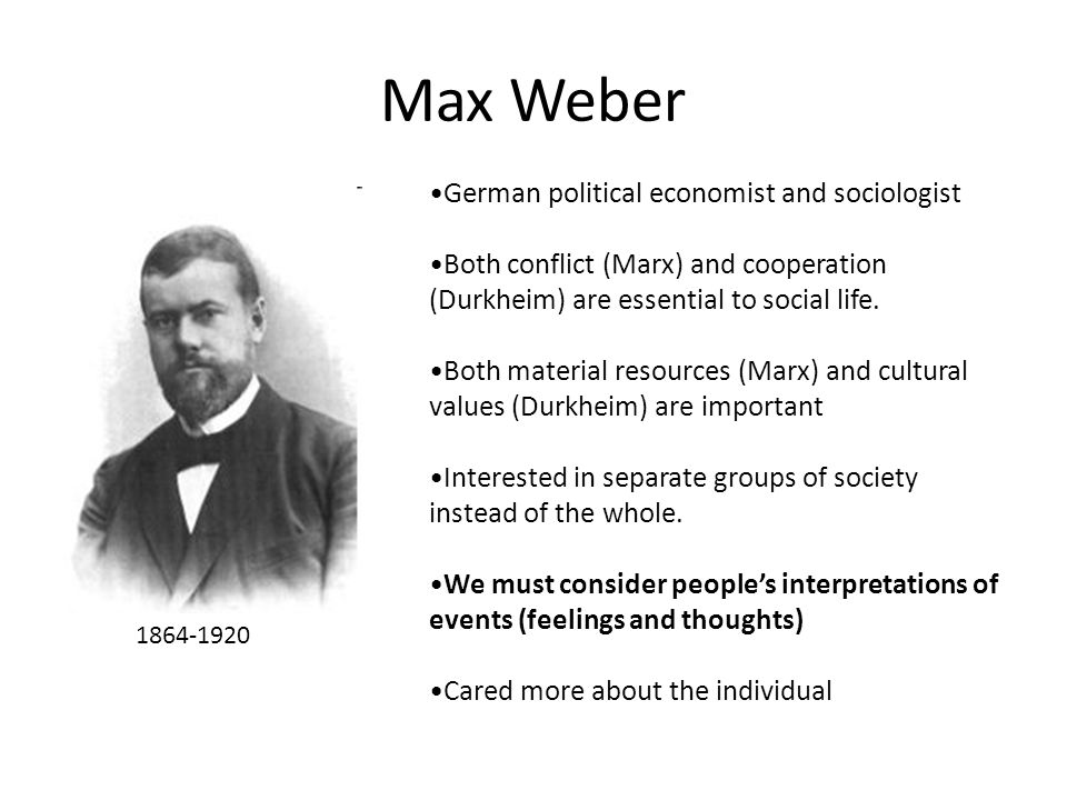 Max webers thoughts on capitalism